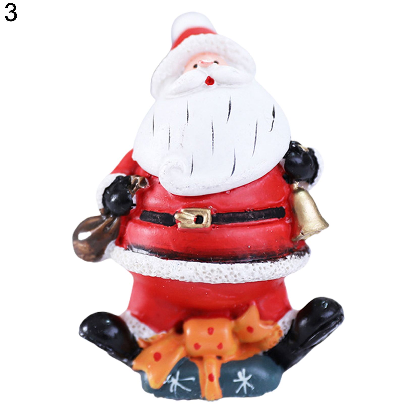 Home Decoration Decorative Santa Claus with Gift Bag Ornament Crafts
