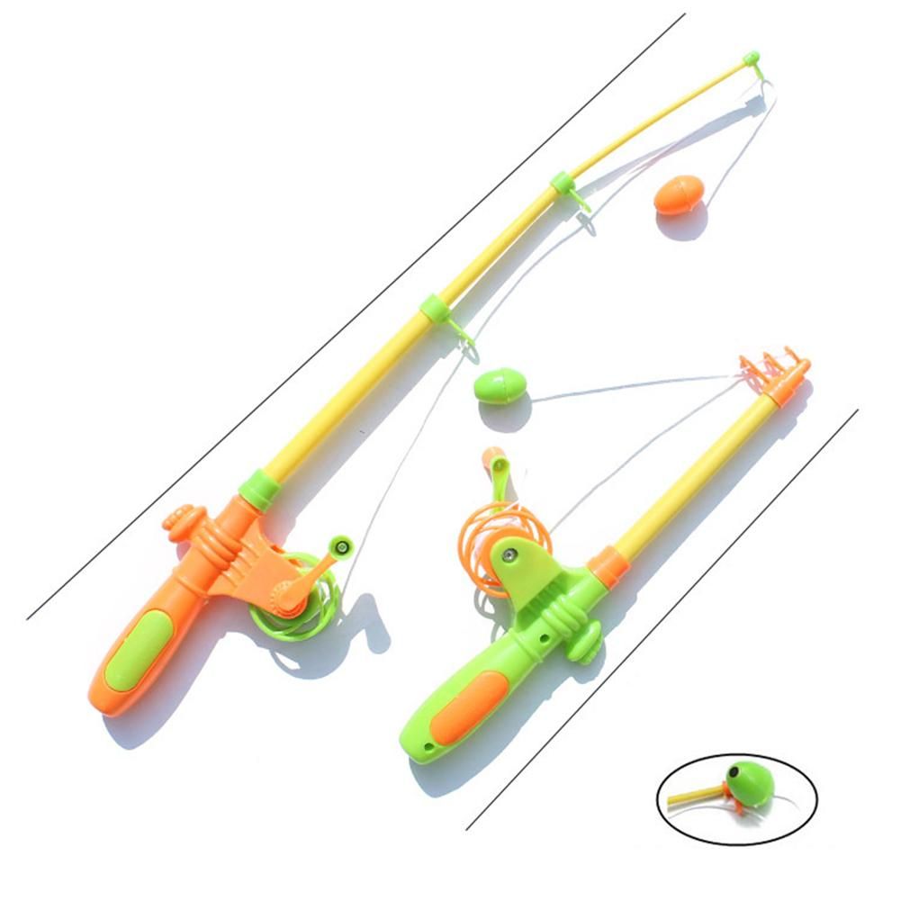 Magnetic Fishing Toy Set Fun Time Fishing Game With 1 Fishing Rod and 6 Cute Fishes for Children Random Color