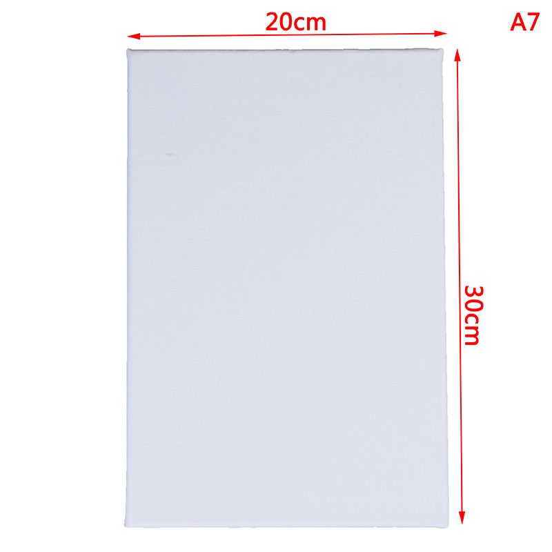 Blank White Mini Small Stretched Artist Canvas Art Board Oil Paint Board