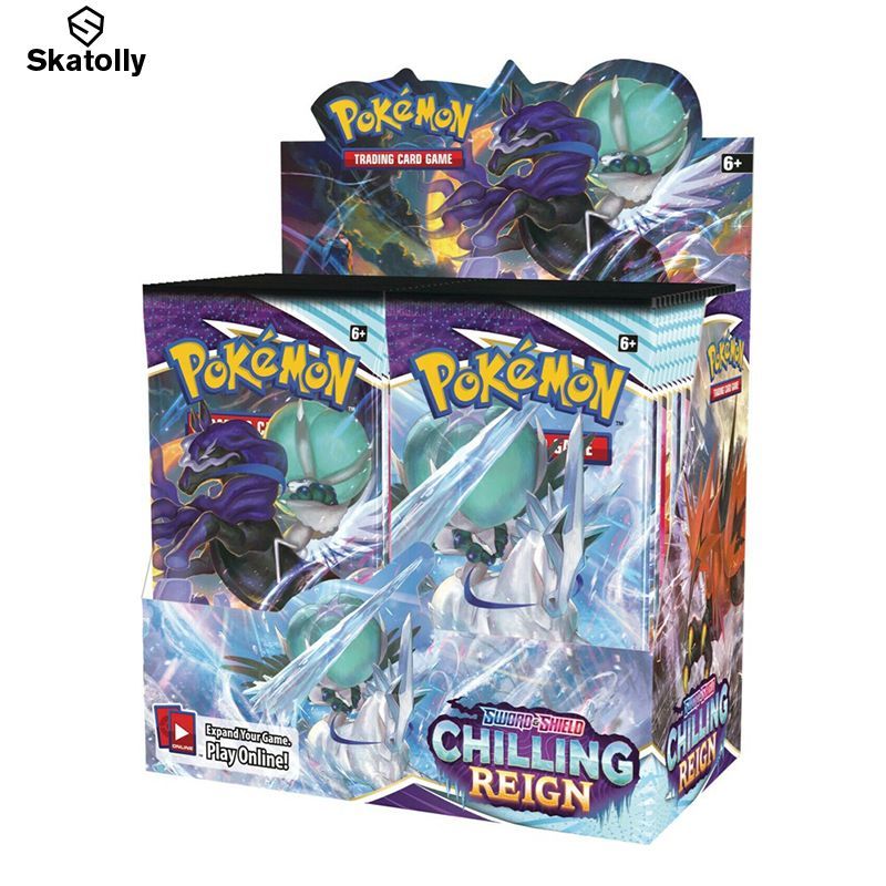 Pokemon TCG Sun & Moon，Evolutions，Unbroken，Unified Minds，VIVID，BATTLE STYLES，Darkness Ablaze， Booster Box, 36 Packs