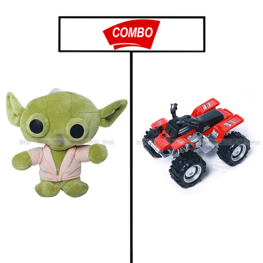 1 PCS TEDDY AND 1 RACING CAR FOR YOUR BABY