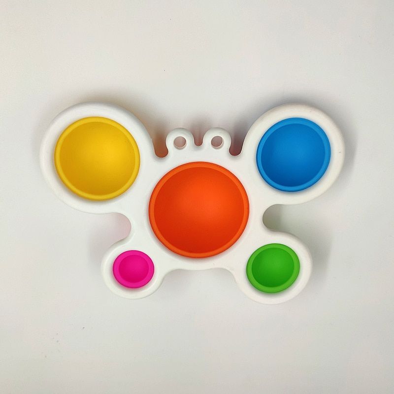 Anti-Stress Push Popit Bubble Fidget Sensory Autism Special Needs Stress Reliever Focus Anxiety Relief Silicone Kids  Toys