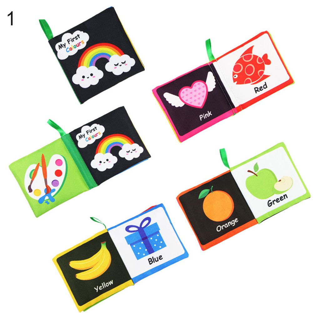 English Early Learning Baby Sound Paper Cloth Book Enlightenment Cognitive Toys