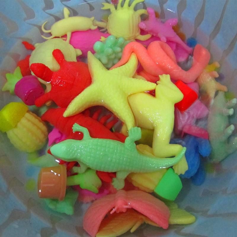 Ocean Animal Growing Toy Marine Biology Toys Sea Animals Toy Magic Soaking Epansion Swelling In Water for Kids Gift 10pcs/lot