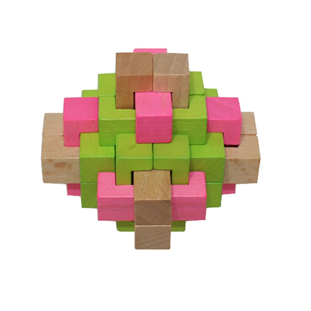 Yfashion Wooden Puzzles ames Burr Puzzles Jigsaw Lock 3D Handmade Brain  lectual Educational oys for Kids Adults