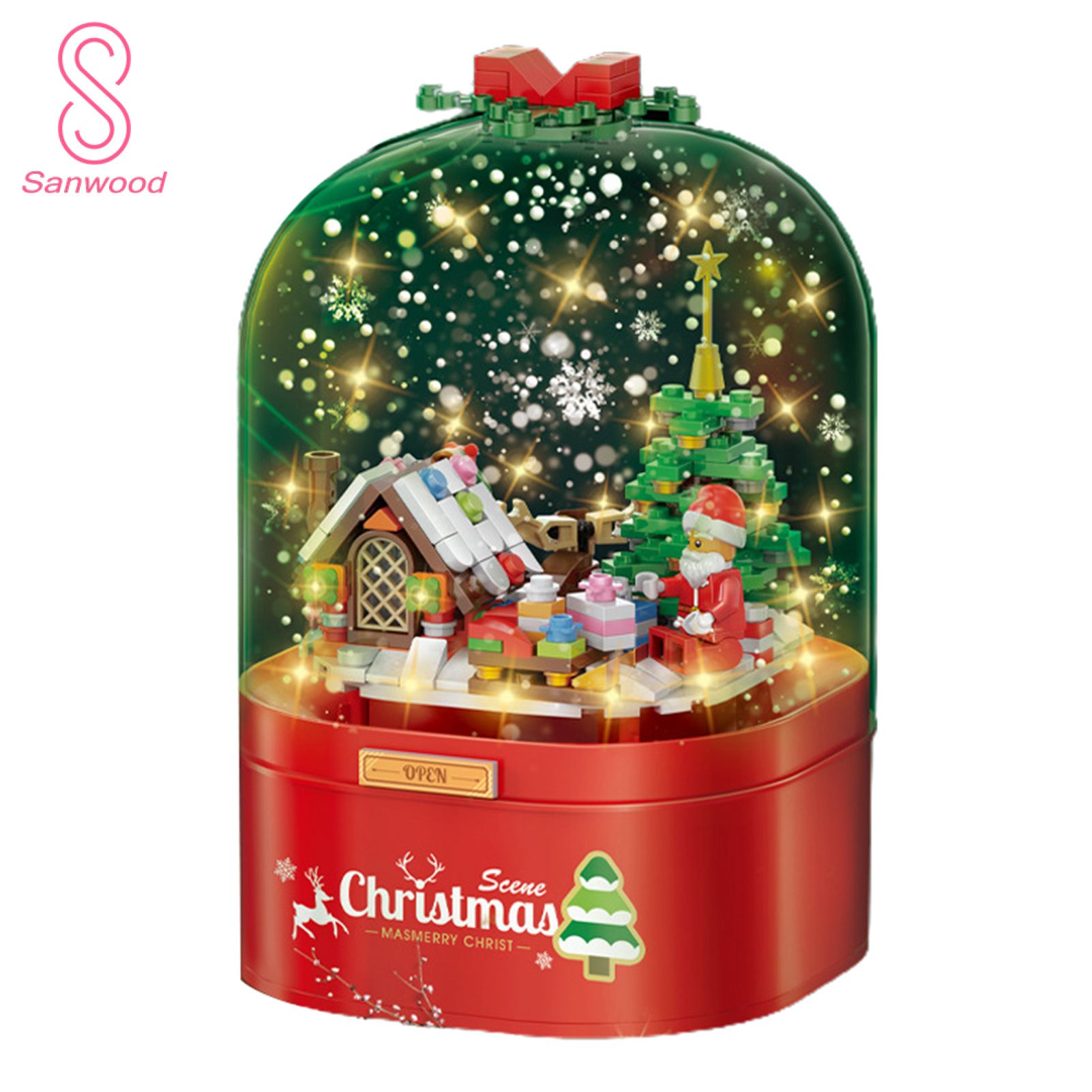 Assemble Toy Classical Mini Christmas Building Blocks Model Toy