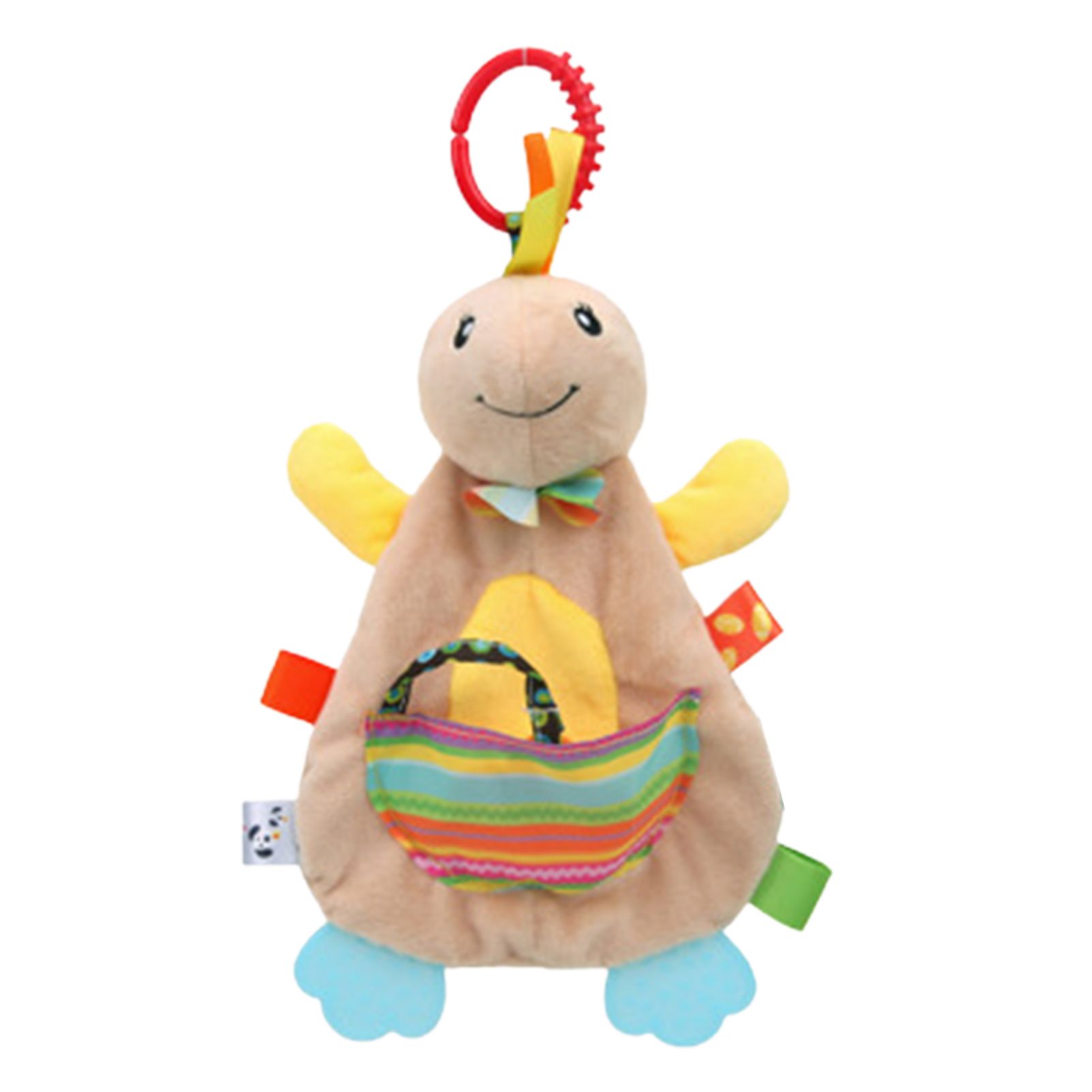 Bed Rattle Lovely Shape Sound Effect Teether Toy Infant Bed Hanging Crib Toy for Newborn