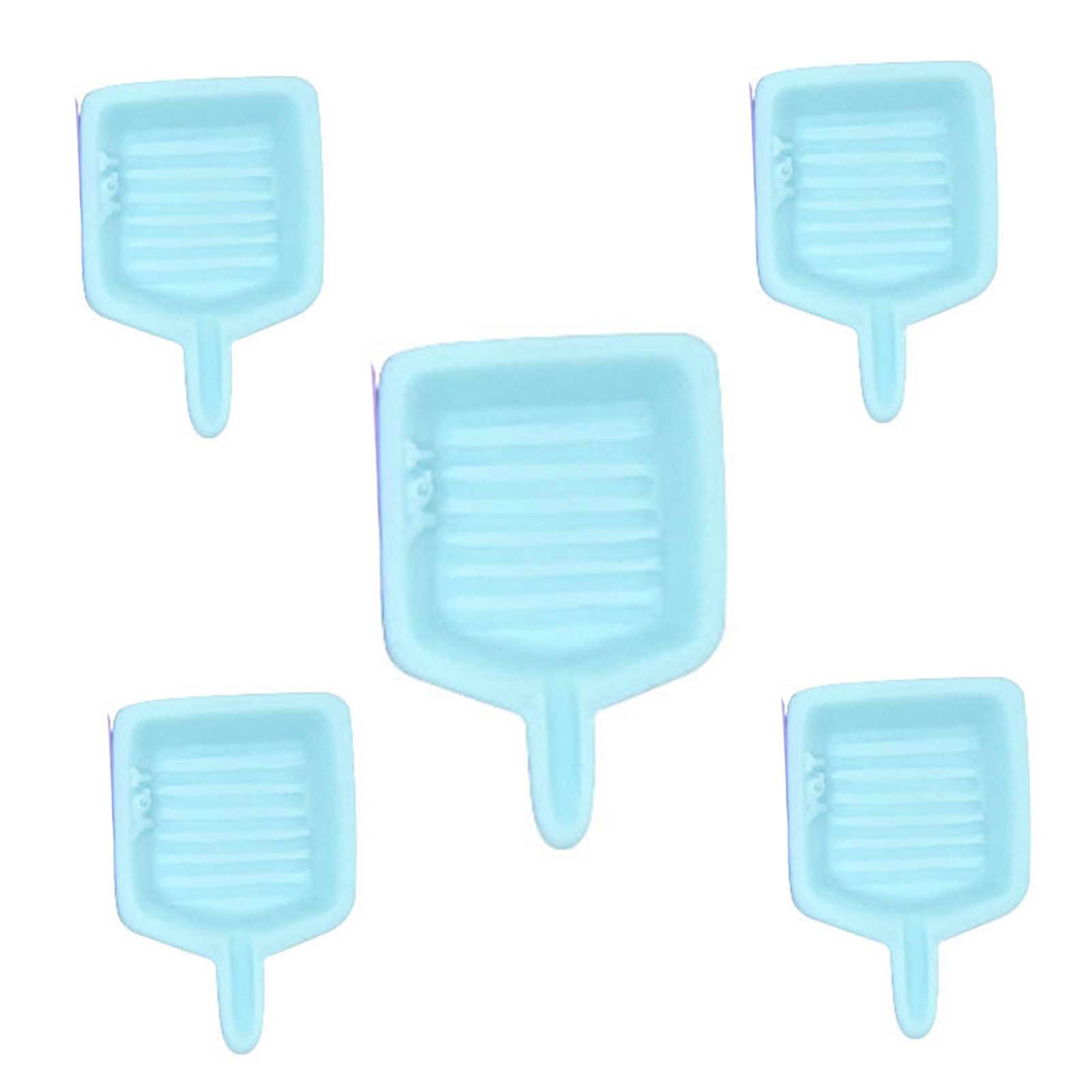 5Pcs Dollhouse Resin Simulation Miniature Bakeware Tray DIY Decor Accessories