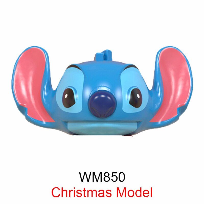 WM6076 Christmas Figurines Building Blocks Grinch Jack Stitches Soni Santa Claus Mouses Educational Toys For Children Kids Gifts