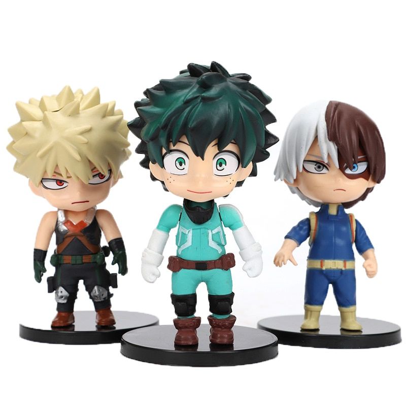10cm Anime Figures Haikyuu Demon Slayer Bungo Stray  No Hero Academia Jujutsu Kaisen Action Figure  Model Toys