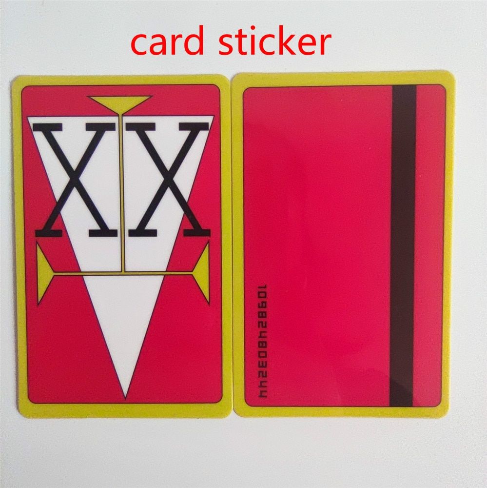 Hunter X Hunter Licence Card Killua Zoldyck Anime Hisoka Kurapika Credit Debt Cards Sticker Collection Costume Props Japan Anime