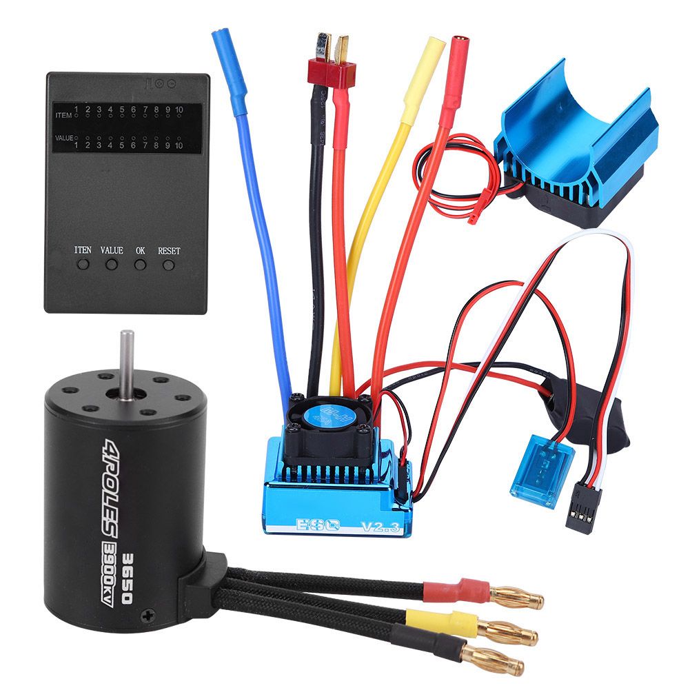 3650 Motor RC Heat Sink Alloy Brushless for Truck Racing Off-Road