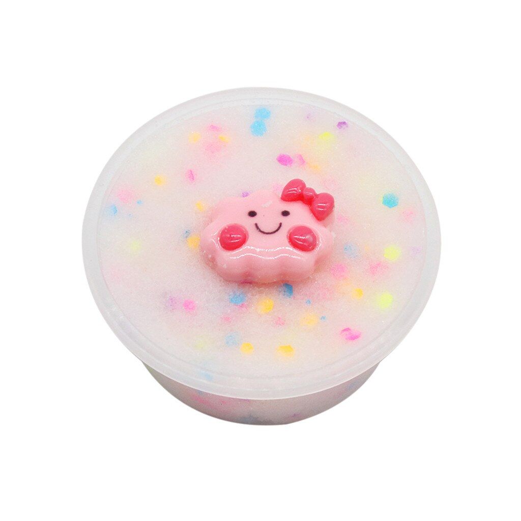 Glow In The Dark Diy Could Slime Scented Soft& Non-sticky Stress Relief Toy Cloud Fluorescent Drawing Mud Puzzle Plaything