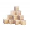 10Pcs Building Block Wooden Square Ornament Home DIY Decor Education Kids Toy