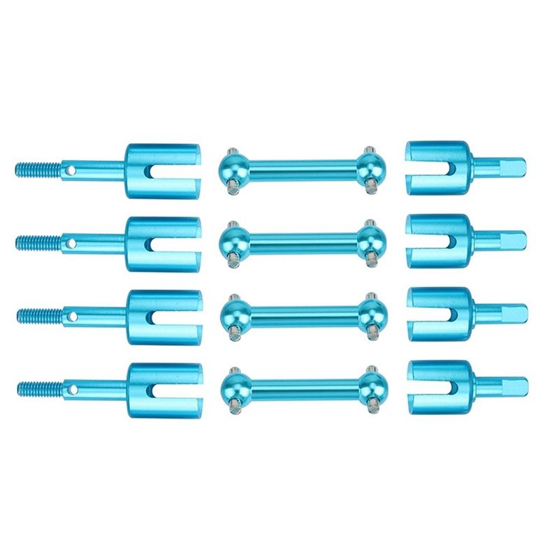 Metal Drive Shaft Dog Bone Diff Cup Joint Set for Tamiya TT01 TT-01 TT01D TT01E TT02 TT-02 1/10 RC Car Upgrade Parts