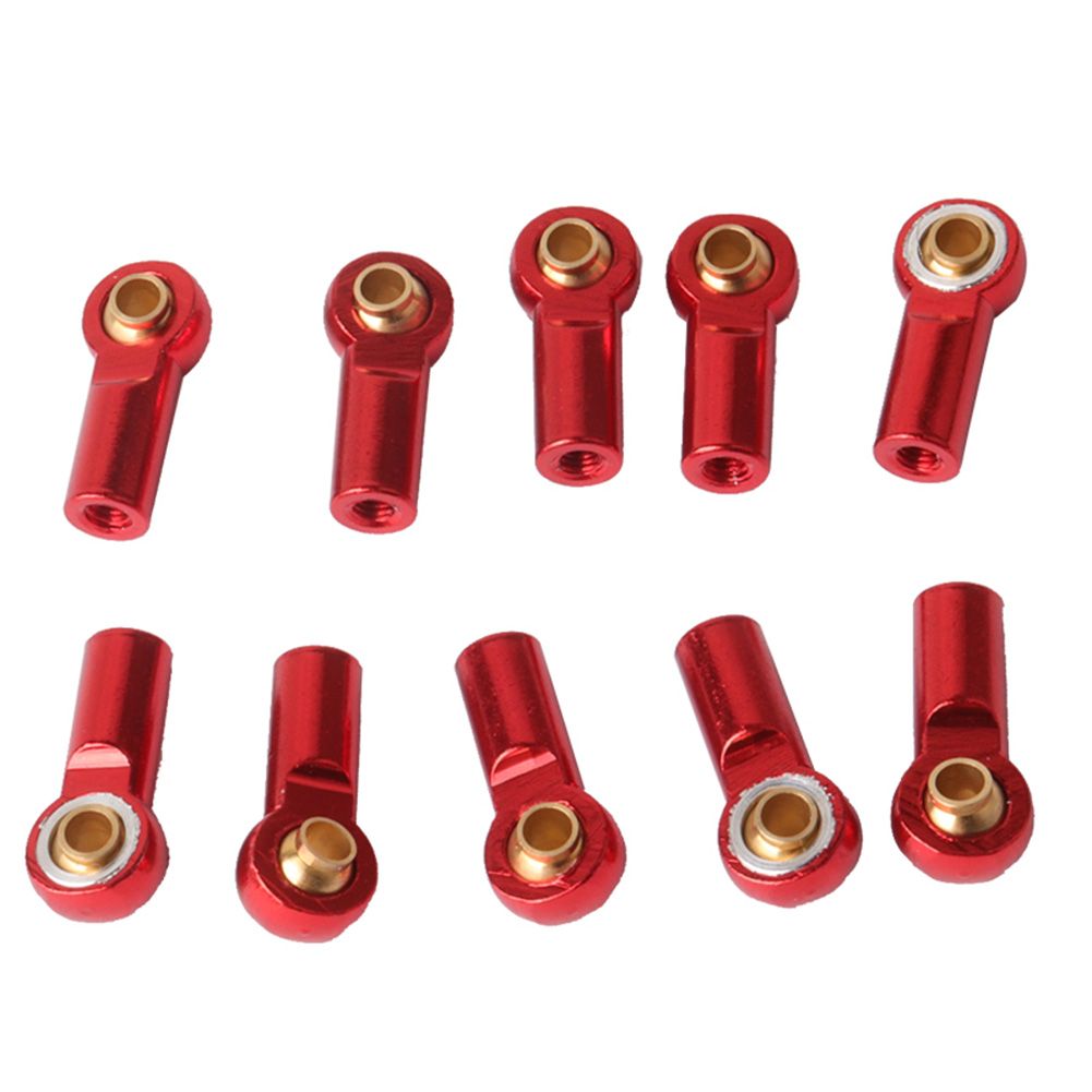 Yfashion 10Pcs Aluminum Alloy M3 Link Rod End Ball Joint CW CCW for 1 10 RC Car er