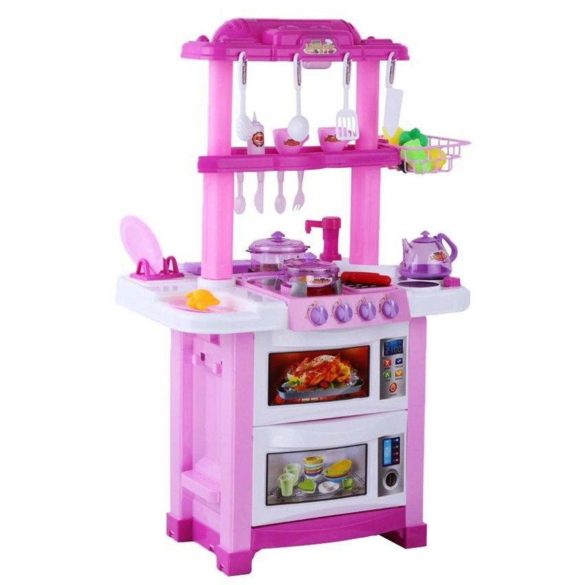 33pcs Happy Little Chef Kitchen Play Set 758B (Pink)