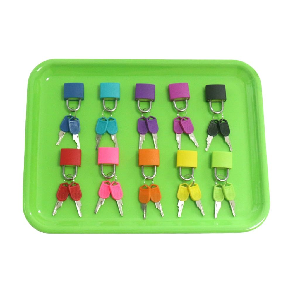 Kids Children Montessori Locks Keys Puzzle Unlocking Game Early Educational Toy