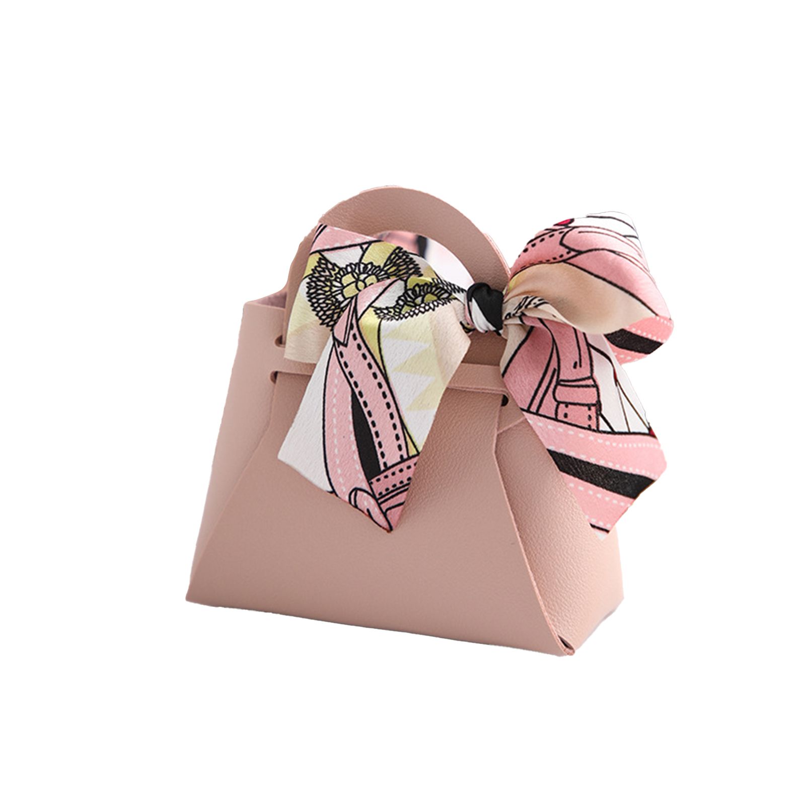 Biscuit Bag Wide Application Beautiful Bowknot Decor Gift Box