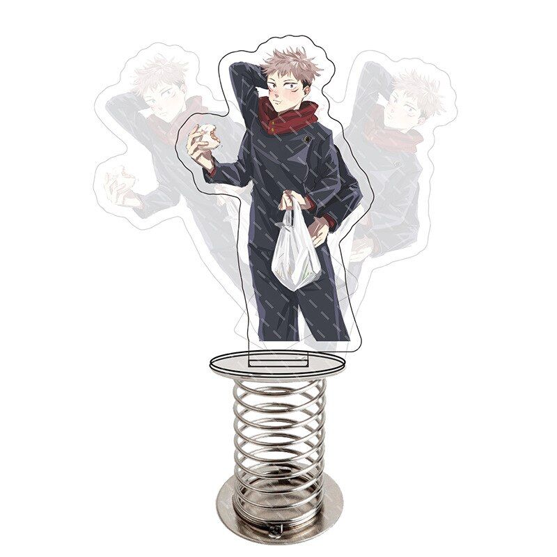 Jujutsu Kaisen Gojo Satoru Funny Standing Figure Anime Desk Display Stands Ornaments Shaking Shaking Acrylic Standing Plate