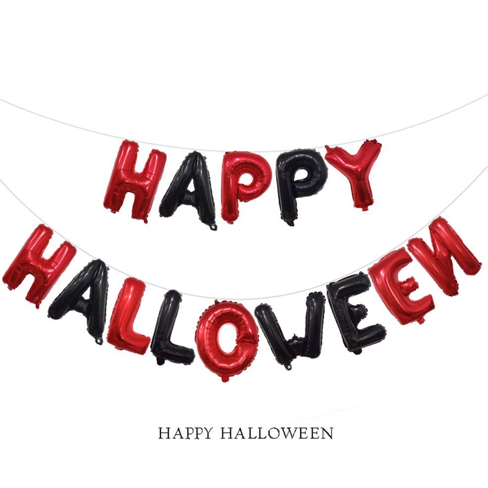 16 inches happy Halloween alphabet combination balloon
