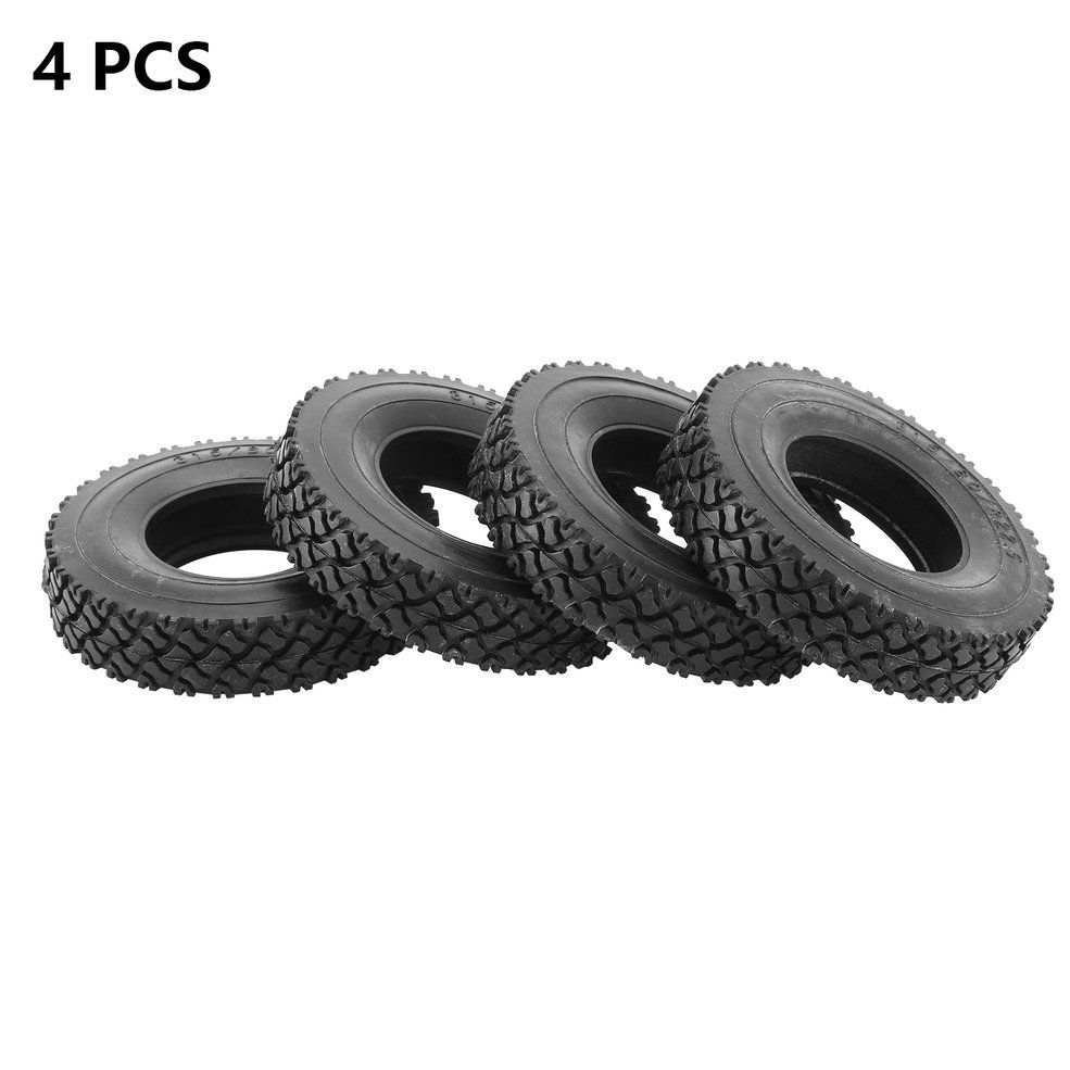 4Pcs Rubber Tyres Wheel Tires 20mm For 1:14 Tamiya Tractor RC Trucks Car