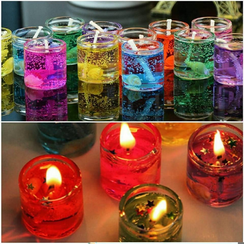 Jelly  candles  3piece