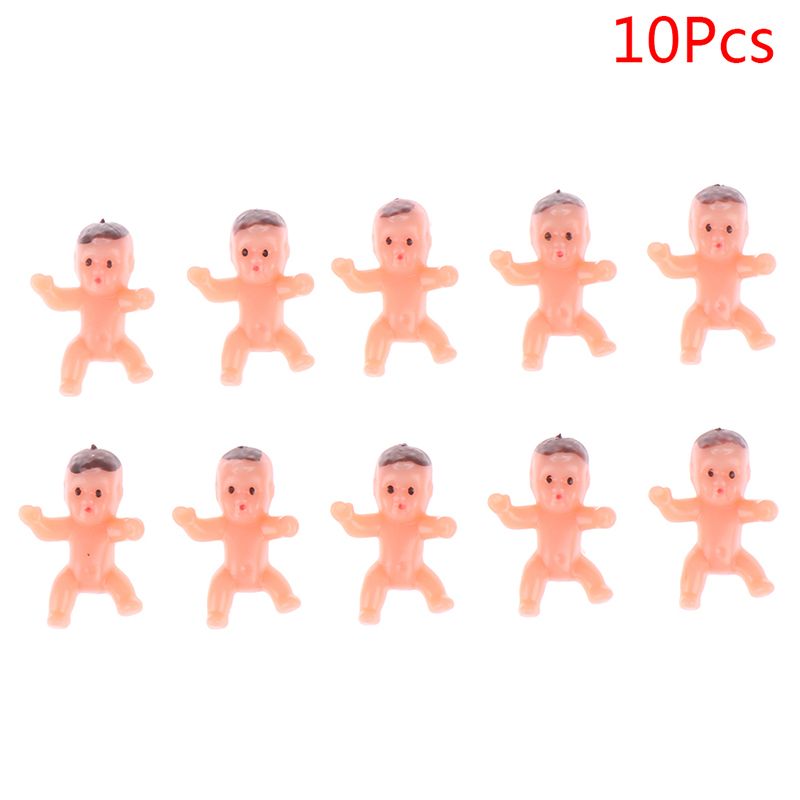 10/20/60Pcs 1inch mini plastic baby kids