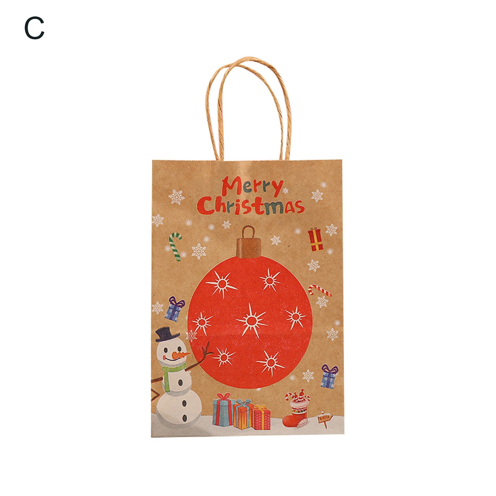 Gift Pouch Handle Design Merry Christmas Party Favor Gift Pouch