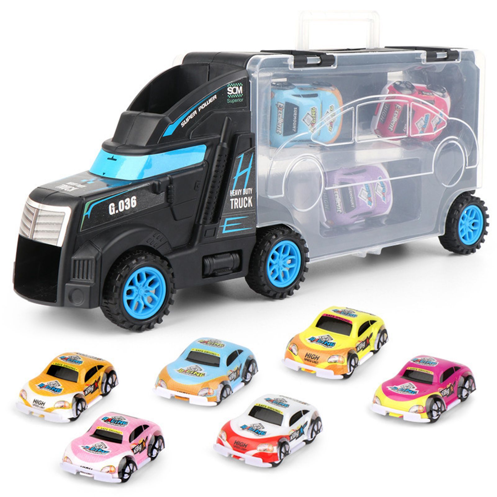 Car Container Lightweight Convenient Fine Workmanship Detachable Car Carrying Case for Kids