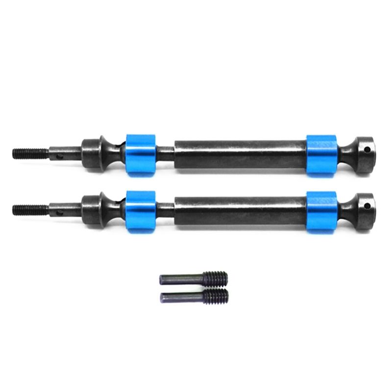2Pcs Hard Steel Splined CVD Drive Shaft for Traxxas 1/10 Maxx 4S 89076-4 RC Car Upgrade Parts Accessories