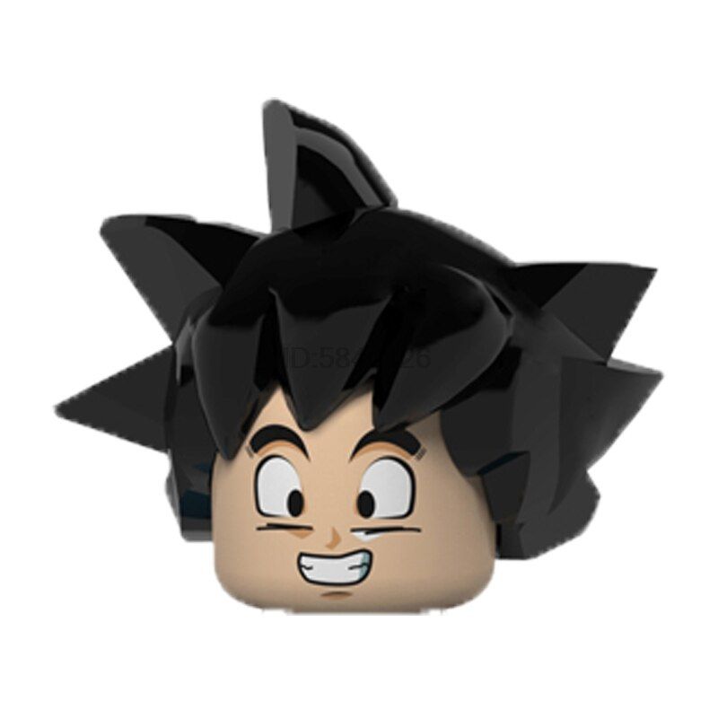 Anime Figure Series Building Blocks Educational Kids Toys For Children Boys MOC Collection Model Action Figures Head Bricks Gift