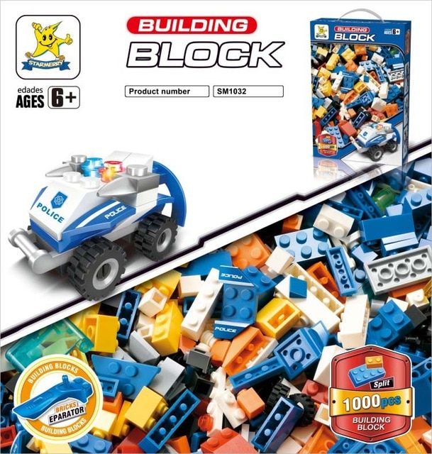1000 Pieces DIY Building Blocks Sets City Creative Bricks Compatible   All Brands Classic Educational Assemble Toys for Children