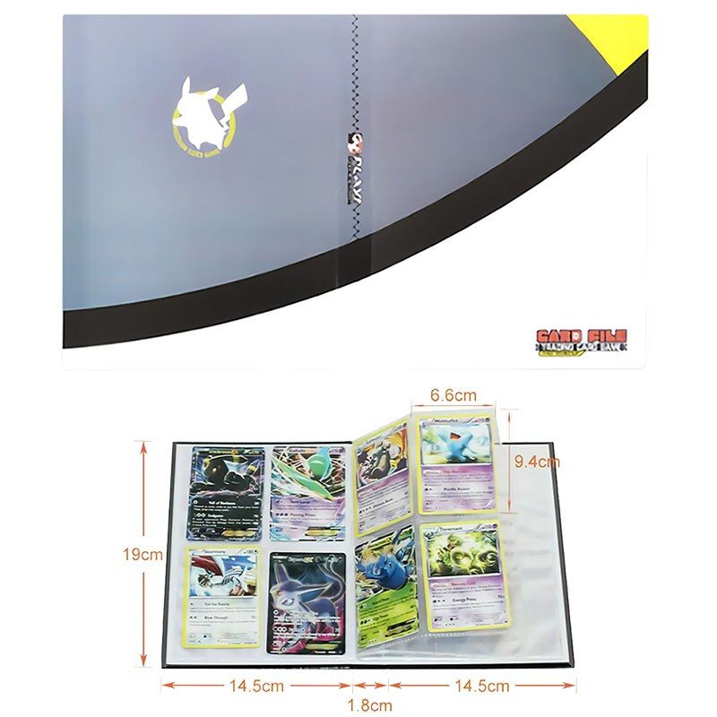 Pokemon Card Album Book 240Pcs Anime Game GX Trading Cards Folder Collectors Holder Binder Top Loaded List Toys Gifts For kids