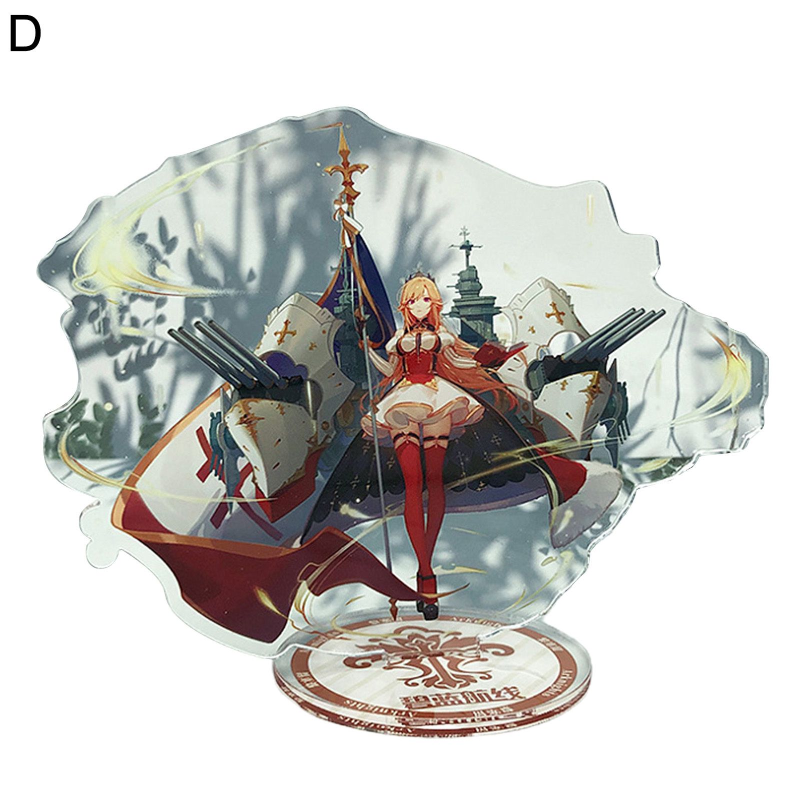 Standing Card Multifunctional Sturdy Acrylic Anime Azur Lane Figure Stand for Comic Exhibition