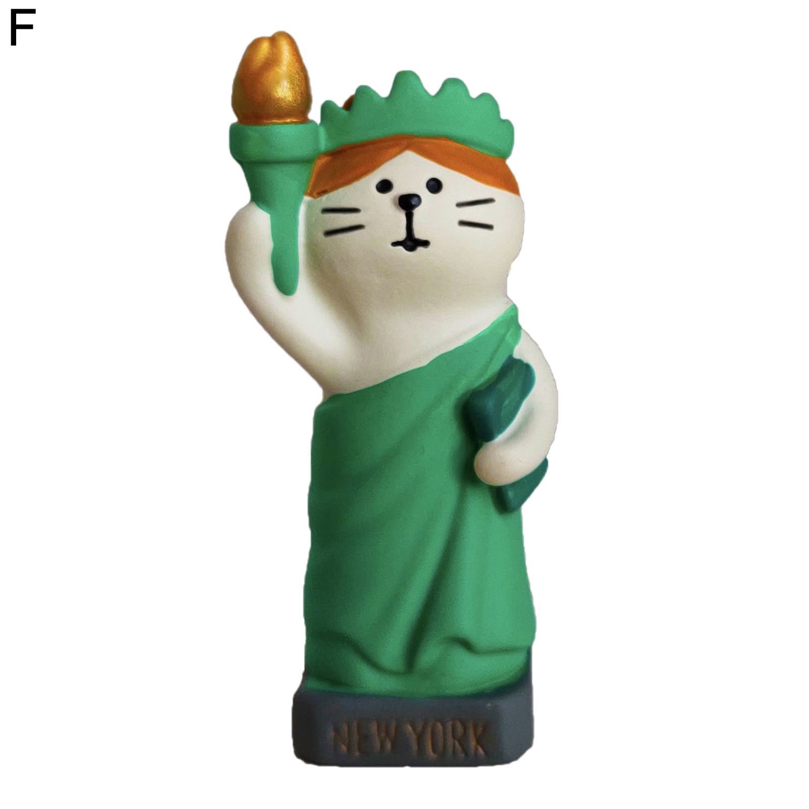 Livecity Zakka Cat Figurine Exquisite Birthday Gift All-match Animal Model Zakka Cat for Entertainment