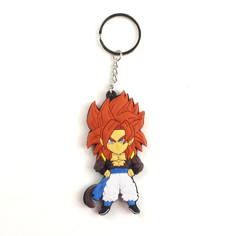 7-8cm Anime Dragon Ball Z Son Goku Vegeta Trunks Cell KuriKeychain Pendant Model Toys Gifts For Children