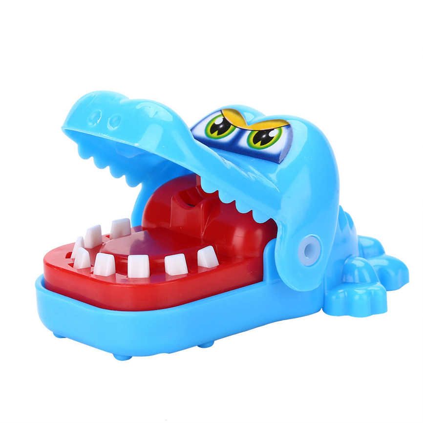 Cute Cartoon Crocodile Mouth Bite Fingers Toy Funny Family Games Play Kids Toys Gift