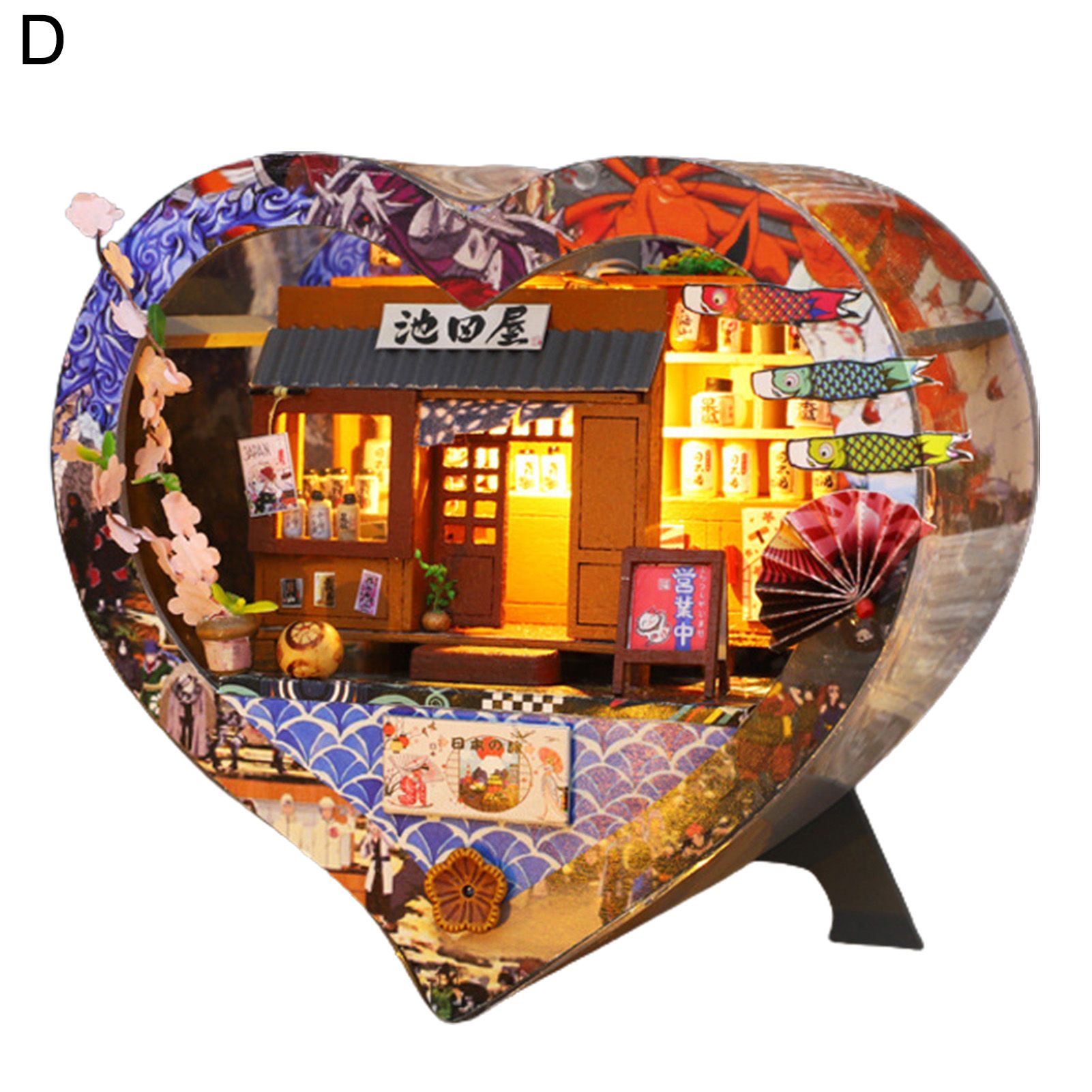 Hut Toy Full-color Manual DIY Little House Cottage Toy