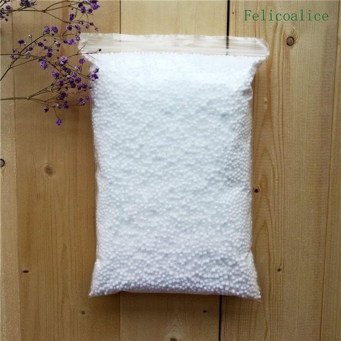 Top Quality16000pcs DIY Snow Mud Particles Accessories Slime Balls Small Tiny Foam Beads For Floam Filler For DIY Supplies 2-4mm