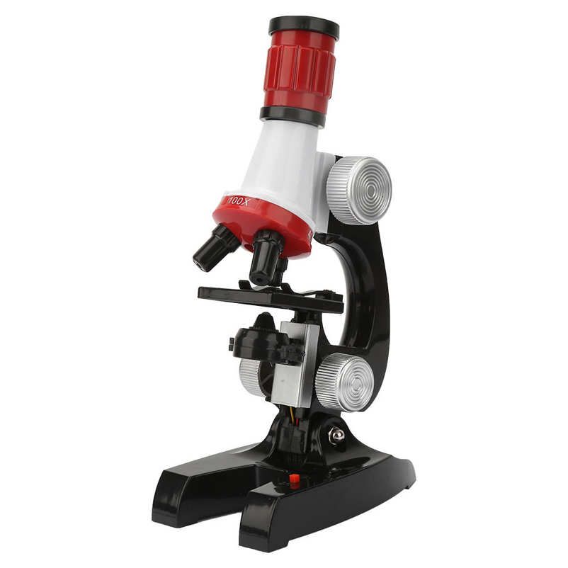 100X-1200X Kids Microscope Educational Science Compound Toy Set Gift