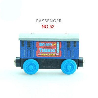 Wood Train Slot Magnetic Trains Tenders Trailer Wooden Railway Trains Toy Mini DIY Car Kids Gifts Fit Thom as Biro Tracks