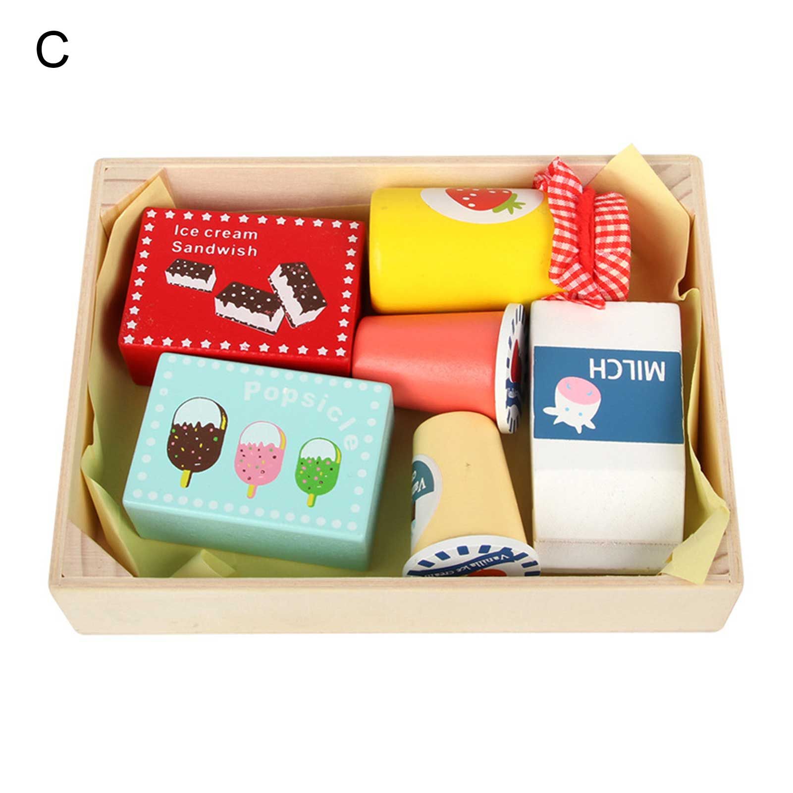 Children Wooden Simulation Kitchen Series Play House Game Set Educational Toy