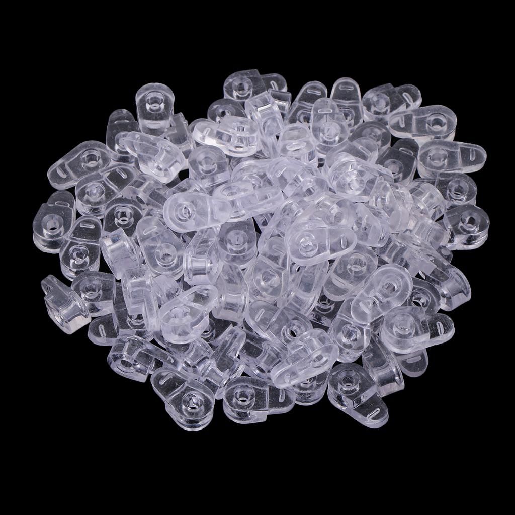 200pc Plastic Flush Retainer Glass Clips Retainer Clips For Window, Mirror