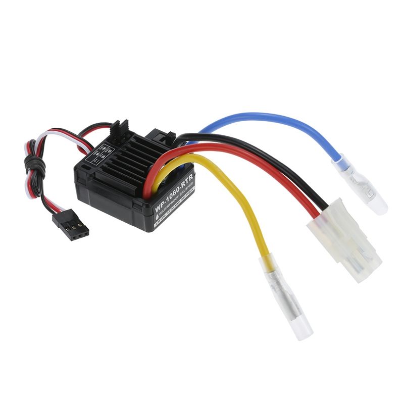 WP-1060-RTR Waterproof 2S-3S 60A Brushed ESC for 1/10 Tamiya Traxxas Redcat HPI RC Car Parts