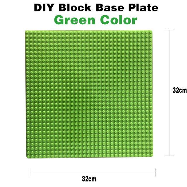 10 kind colourful Classic Base Plates Plastic Bricks Baseplates Suitable dimensions Building Blocks Construction Toys