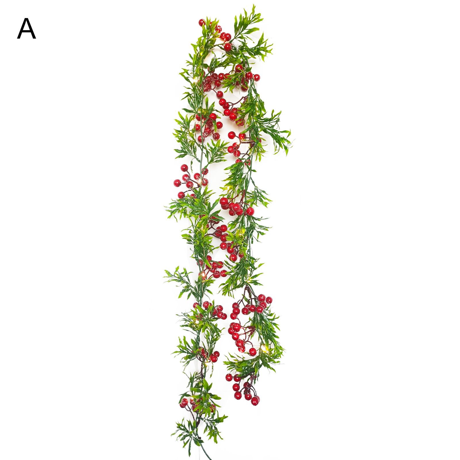 Artificial Christ Garland Easy Maintain Christ Holly Wreath Artificial Berry Flower