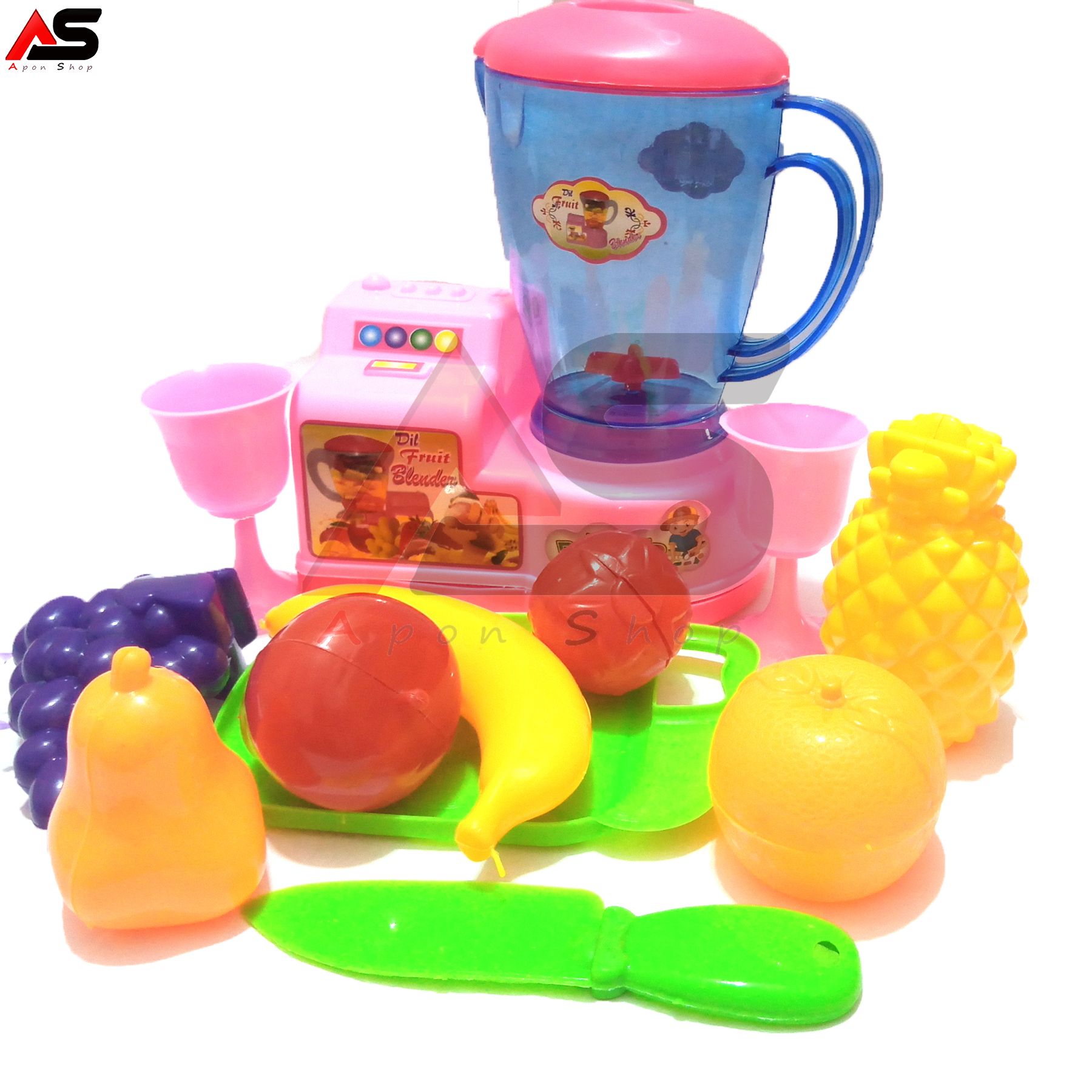 Blender & Fruits Kitchen Toy Set-15pcs