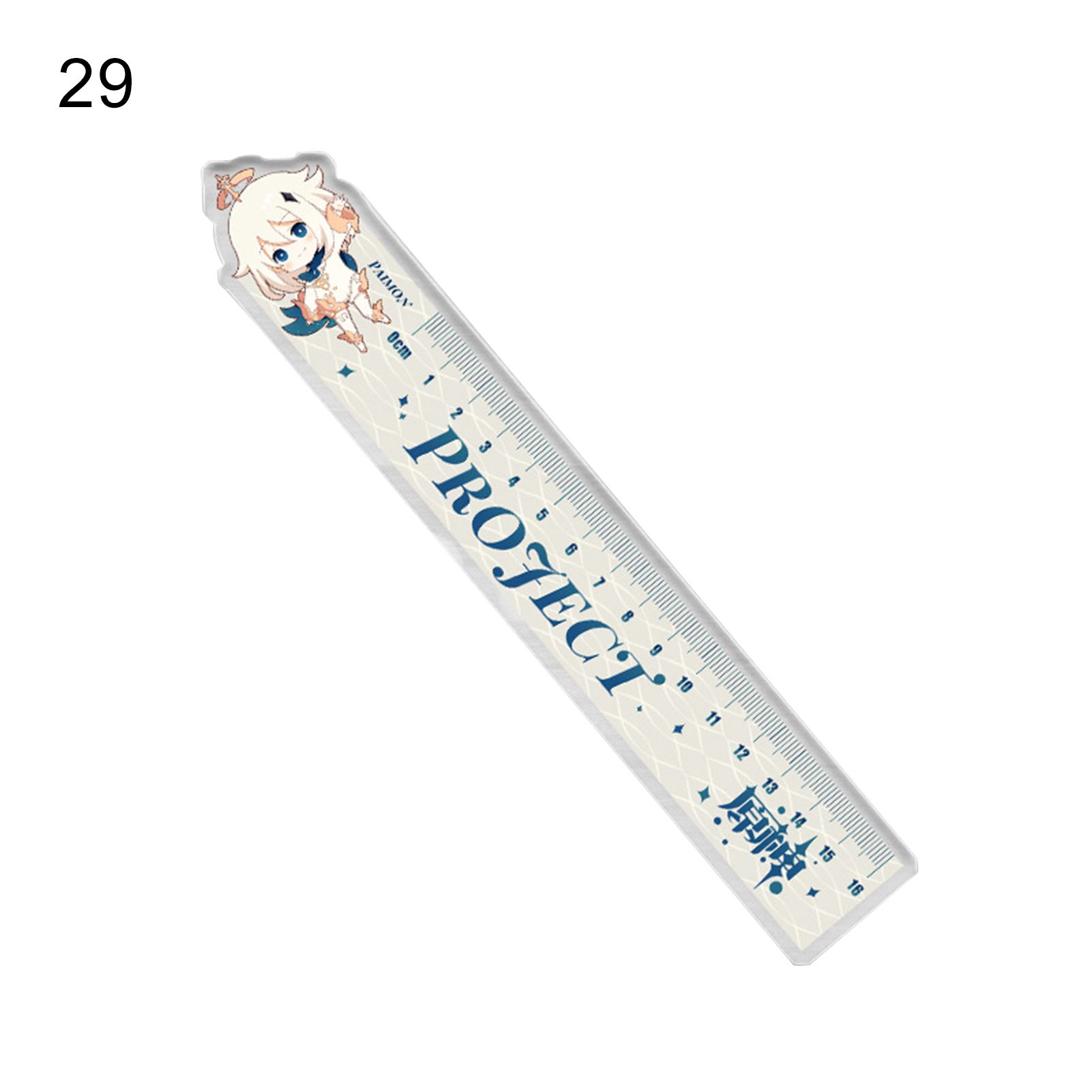 Ruler Fine Workmanship Anti-crack Study Supplies Teens Boys Girls Anime Demon Slayer Ruler for Student