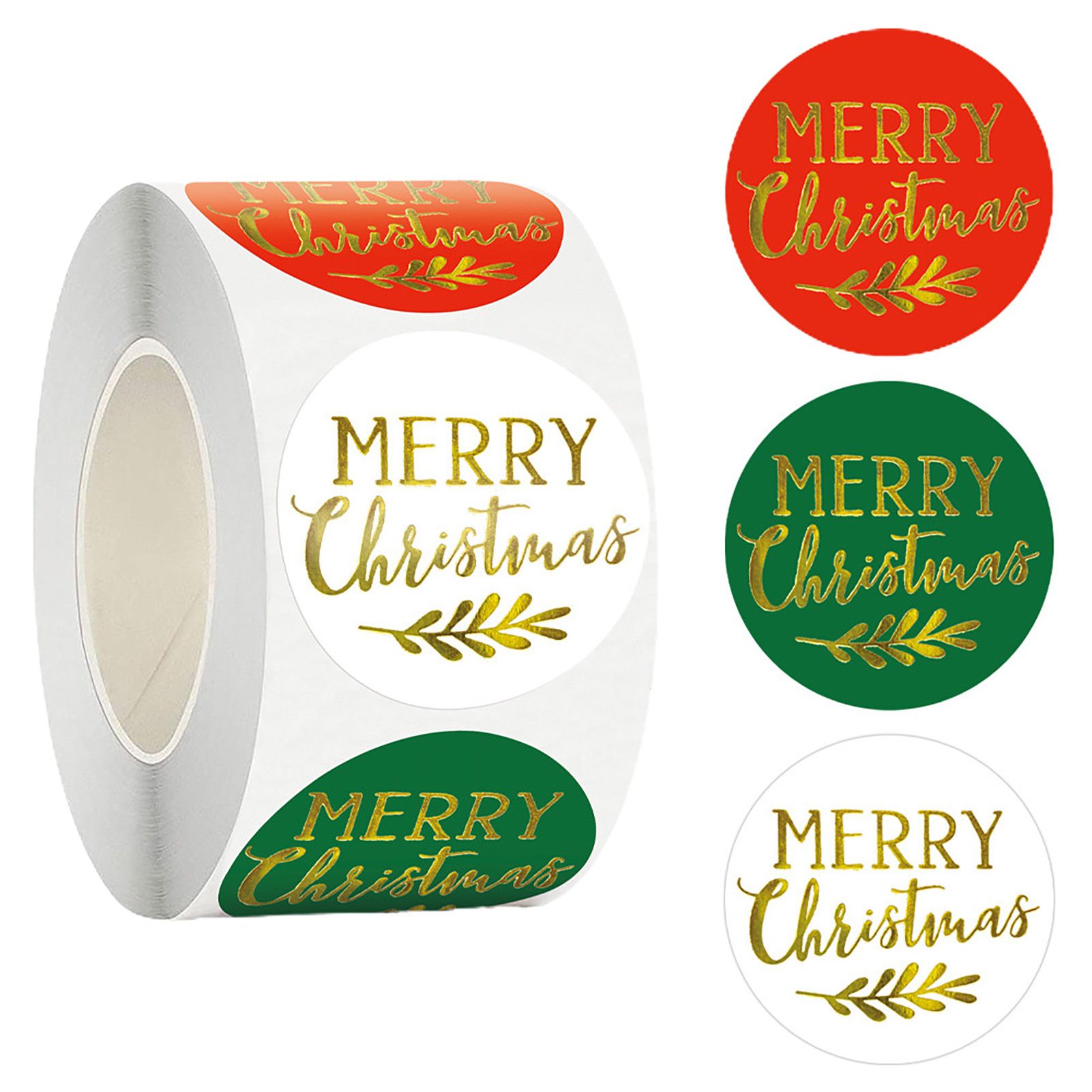 Christmas Label Stickers Handmade Thank You Christmas Label Stickers